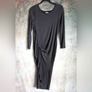 Black Ruched Dress XS